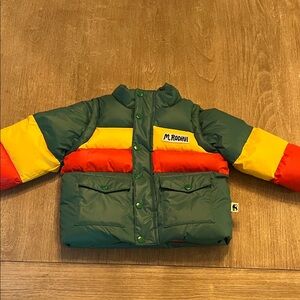Mini Rodini Green and Red Jacket